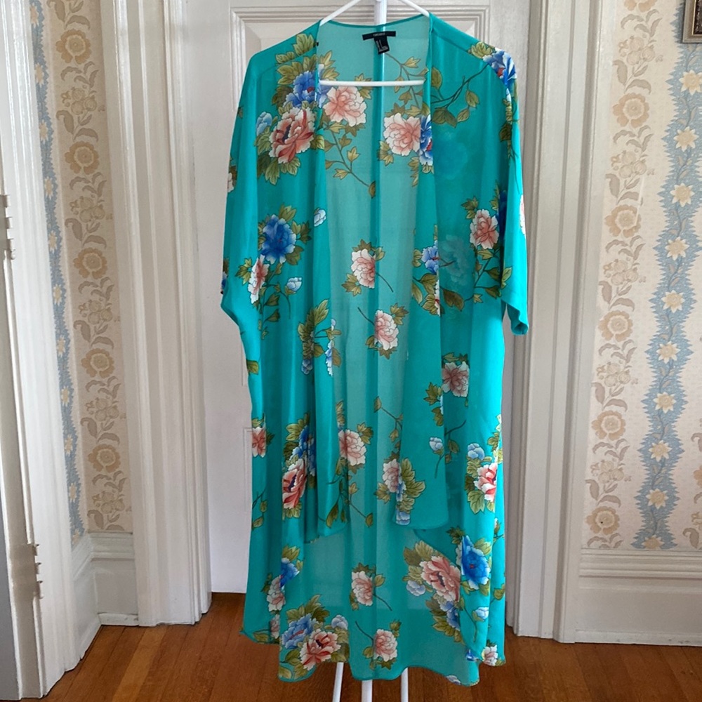 Forever 21 Floral Print Cover Up
